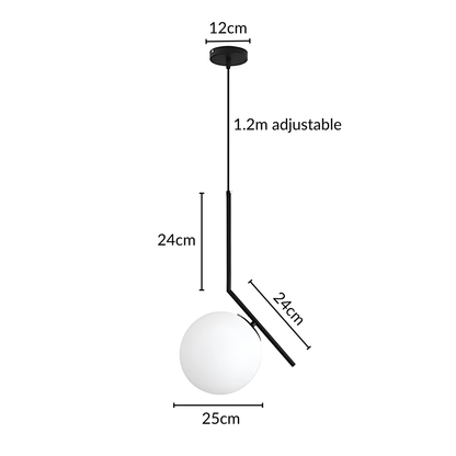 Artistic Glass Pendant Light