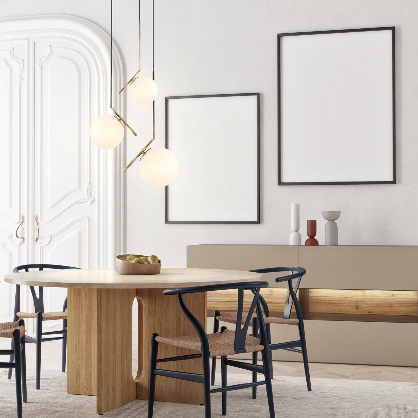 Artistic Glass Pendant Light
