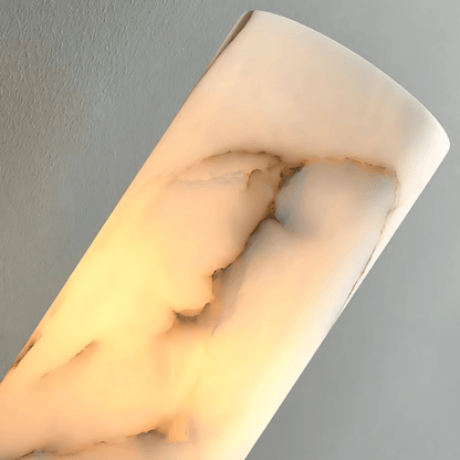 Marble And Brass Wall Light