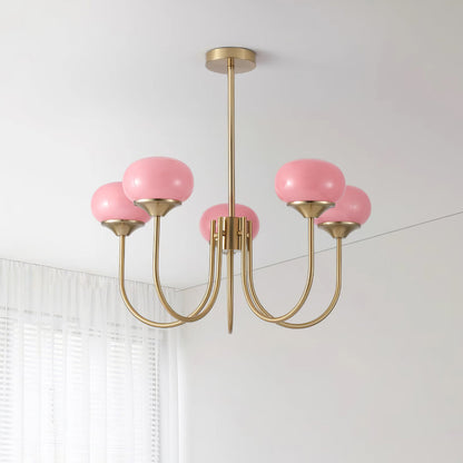 Marshmallow Glass Chandelier