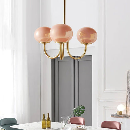 Marshmallow Glass Chandelier