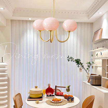Marshmallow Glass Chandelier