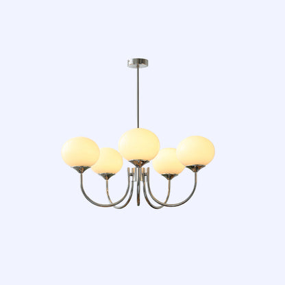 Marshmallow Glass Chandelier