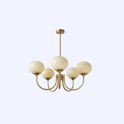 Marshmallow Glass Chandelier