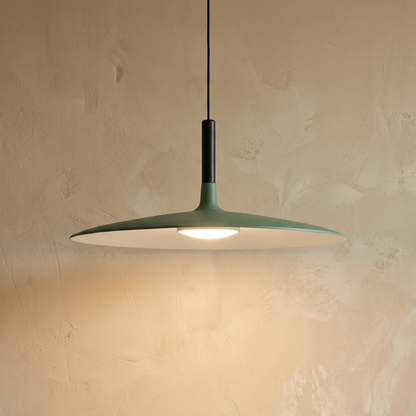 Minimal Nordic Flat Pendant Light