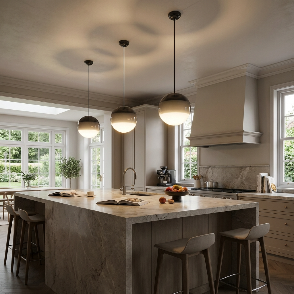 Minimalist Gradient Glass Pendant Light