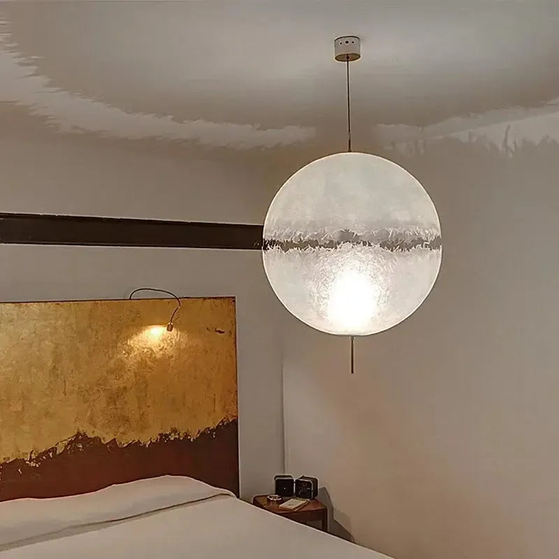 Modern Frosted Glass Ball Pendant Light