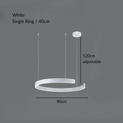 Modern Linear LED Pendant Light
