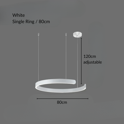 Modern Linear LED Pendant Light
