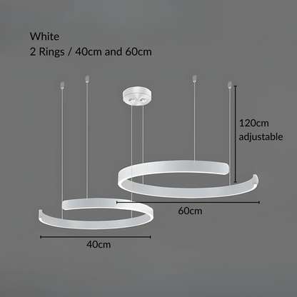 Modern Linear LED Pendant Light