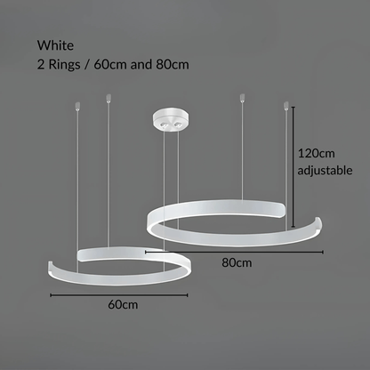 Modern Linear LED Pendant Light