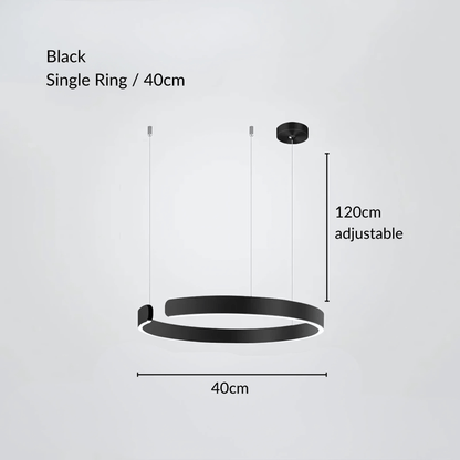 Modern Linear LED Pendant Light