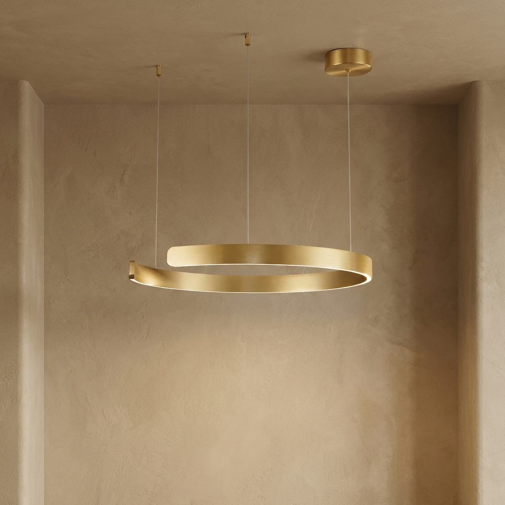 Modern Circular Ring Pendant Light