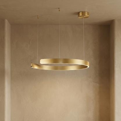 Modern Circular Ring Pendant Light