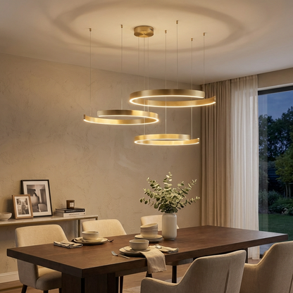 Modern Circular Ring Pendant Light