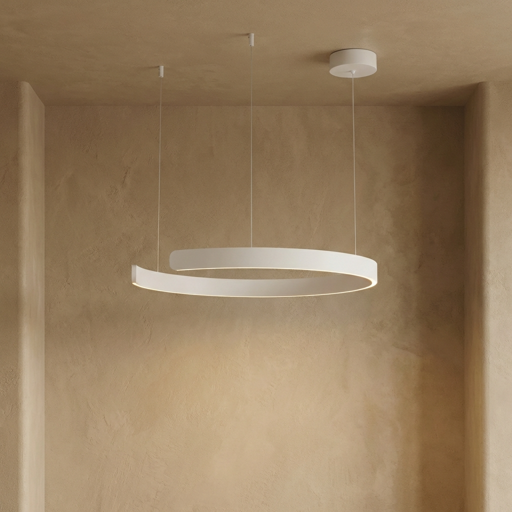 Modern Circular Ring Pendant Light