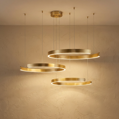 Modern Circular Ring Pendant Light