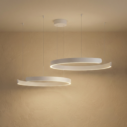 Modern Circular Ring Pendant Light