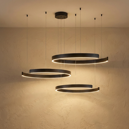 Modern Circular Ring Pendant Light