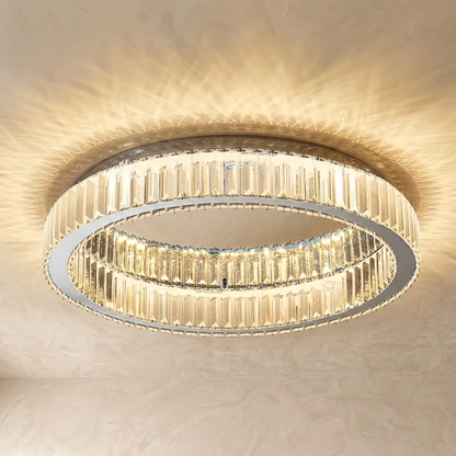 Modern Crystal Circle LED Chandelier