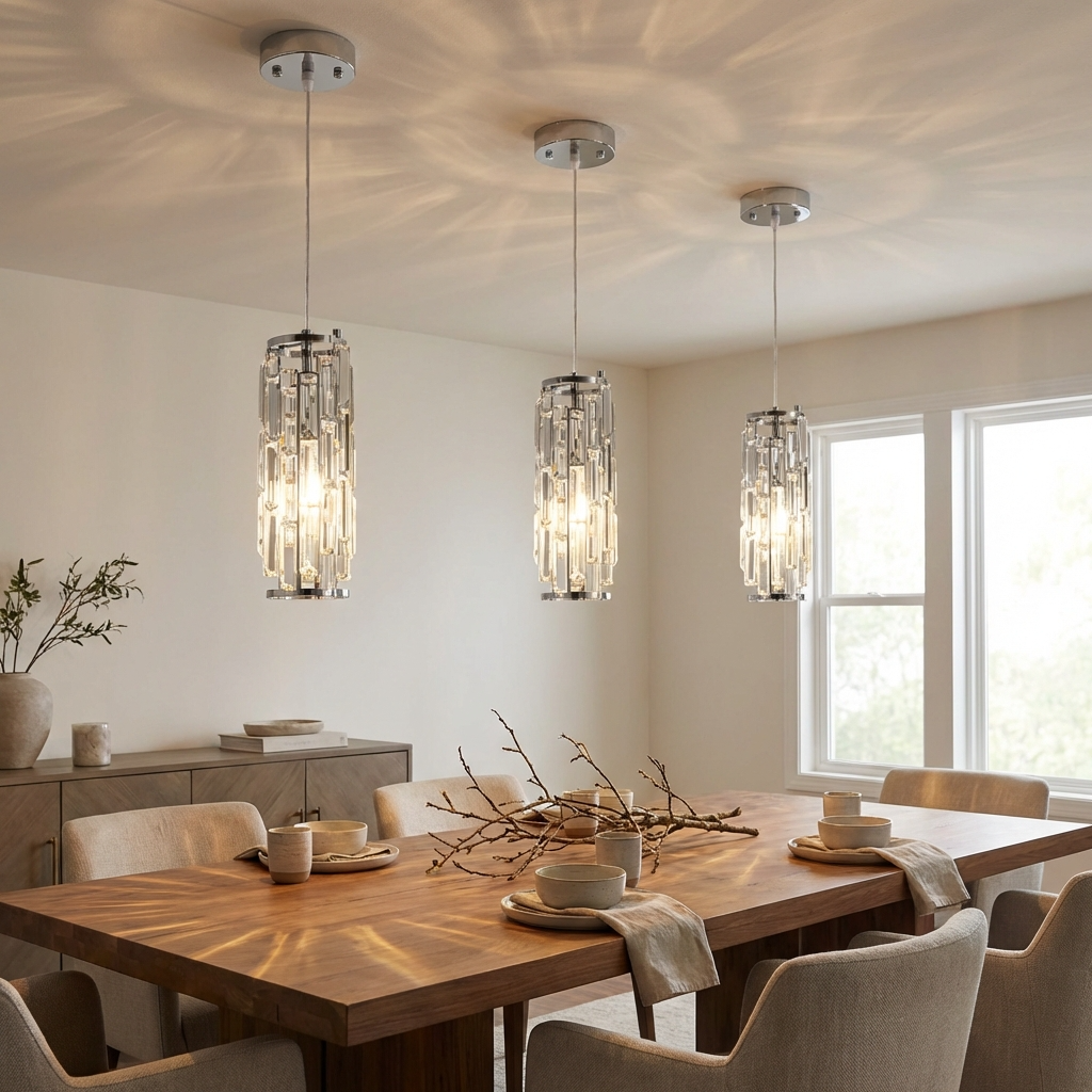 Modern Crystal Pendant Light