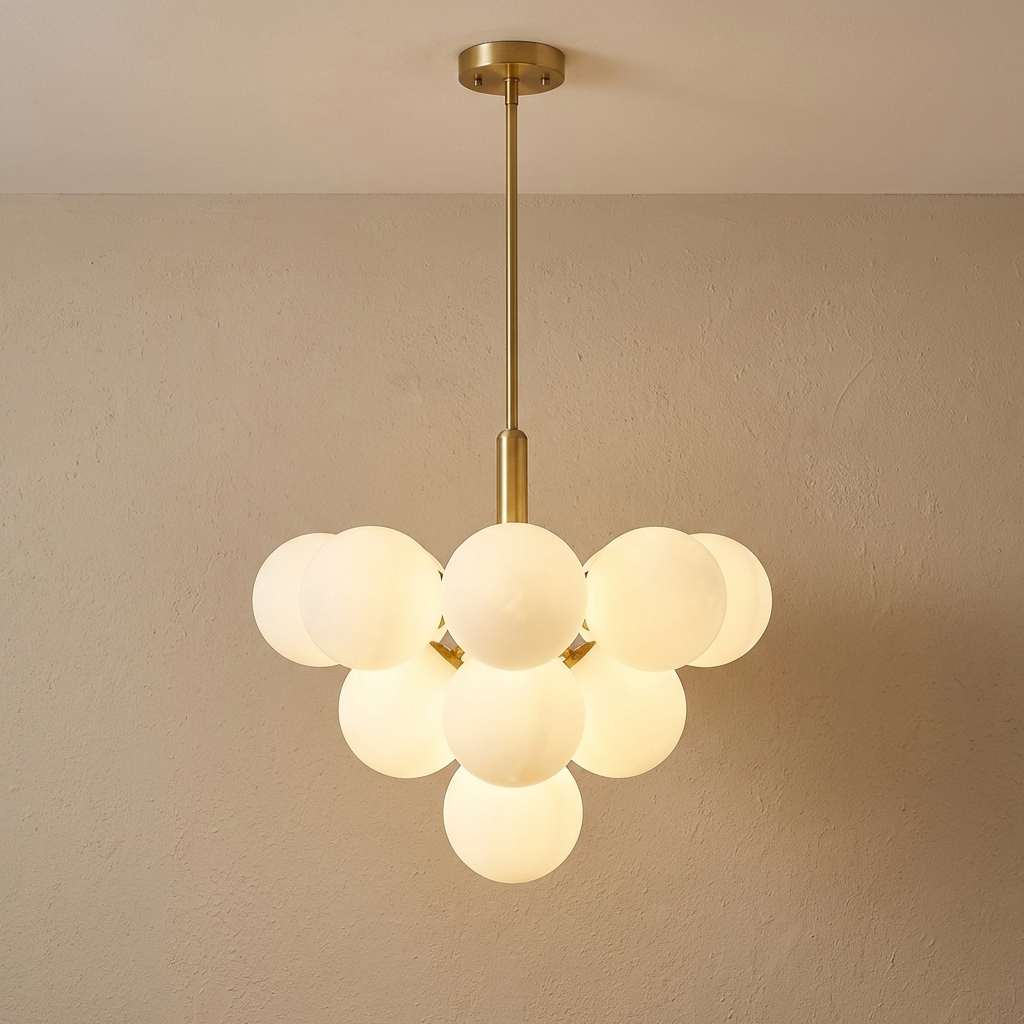 Modern Glass Ball Luxury Chandelier
