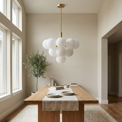 Modern Glass Ball Luxury Chandelier