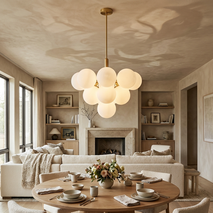 Modern Glass Ball Luxury Chandelier