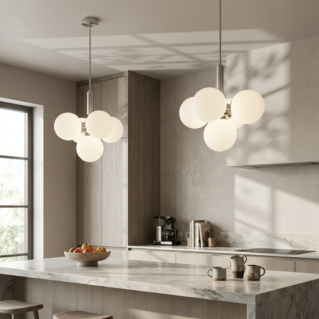 Modern Glass Ball Luxury Chandelier