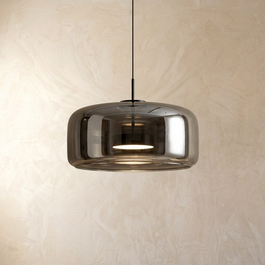 Nordic Halo Glass Pendant Light