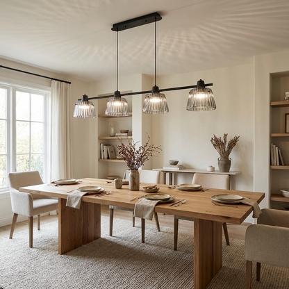Modern Grey Glass Pendant Light