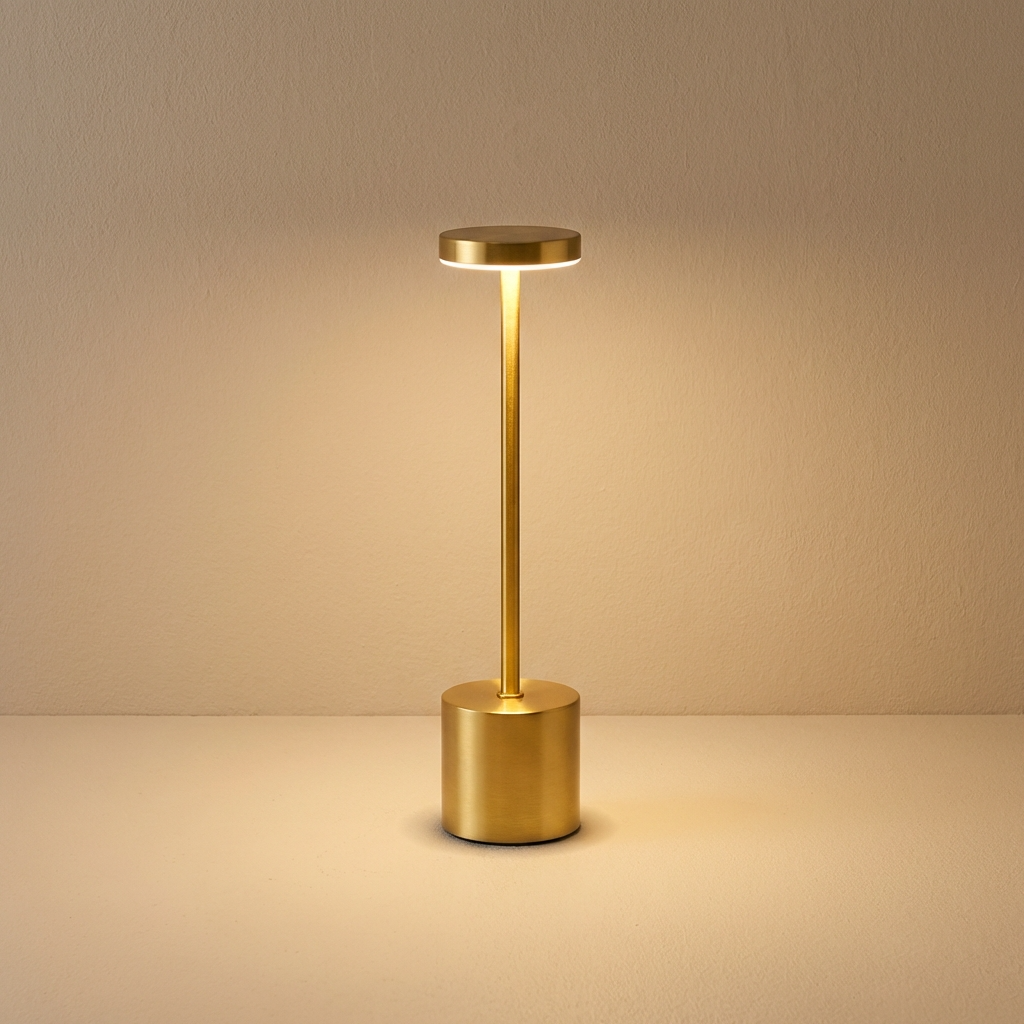 Modern Metal Portable LED Table Lamp