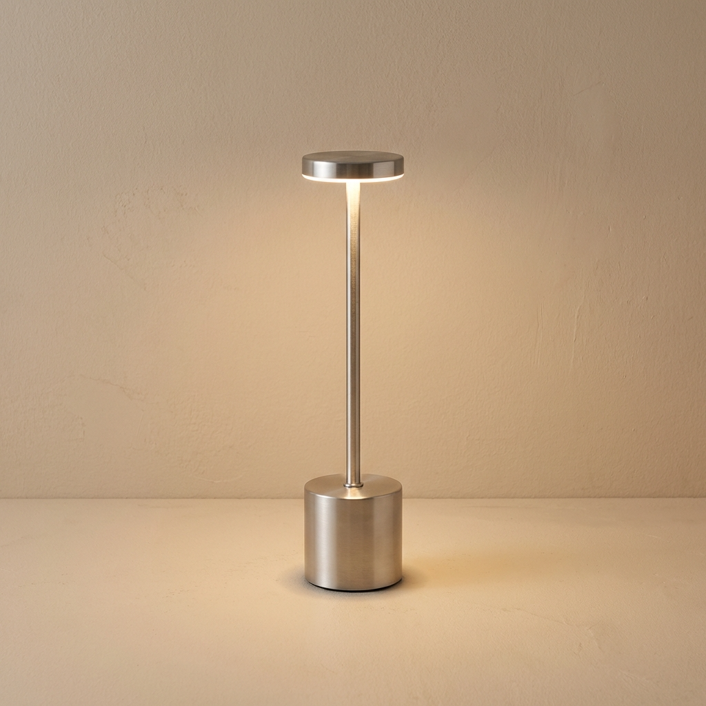 Modern Metal Portable LED Table Lamp