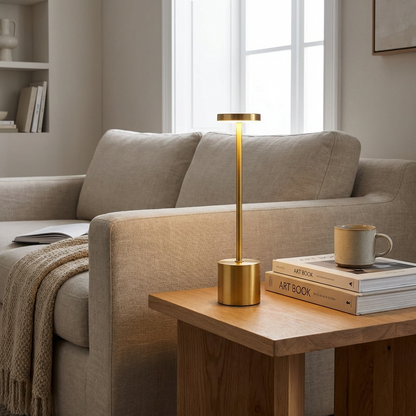 Modern Metal Portable LED Table Lamp