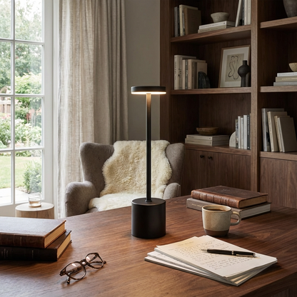 Modern Metal Portable LED Table Lamp
