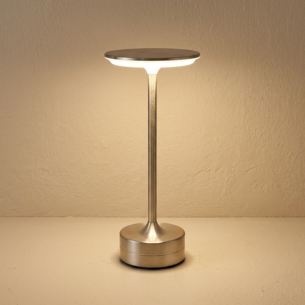 Modern Metal Portable Table Lamp
