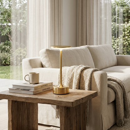 Modern Metal Portable Table Lamp