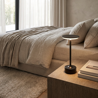 Modern Metal Portable Table Lamp