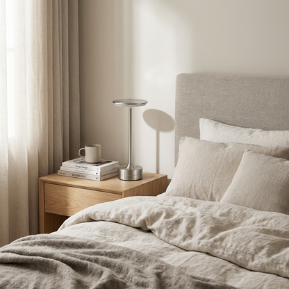 Modern Metal Portable Table Lamp