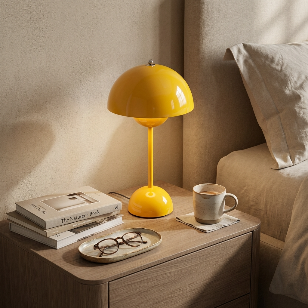 Modern Metal Wireless Table Lamp