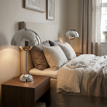 Modern Metal Wireless Table Lamp