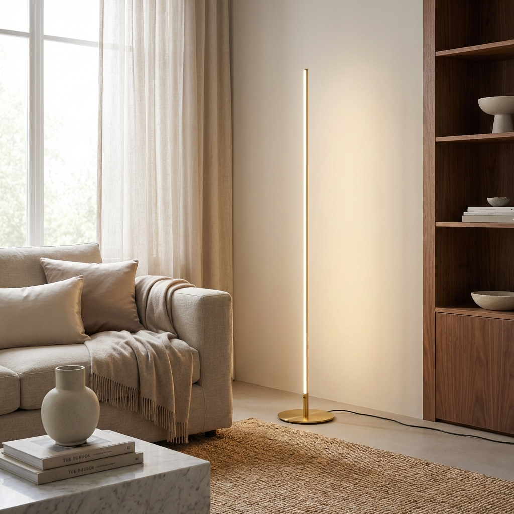 Modern Tall LED Floor Lamp
