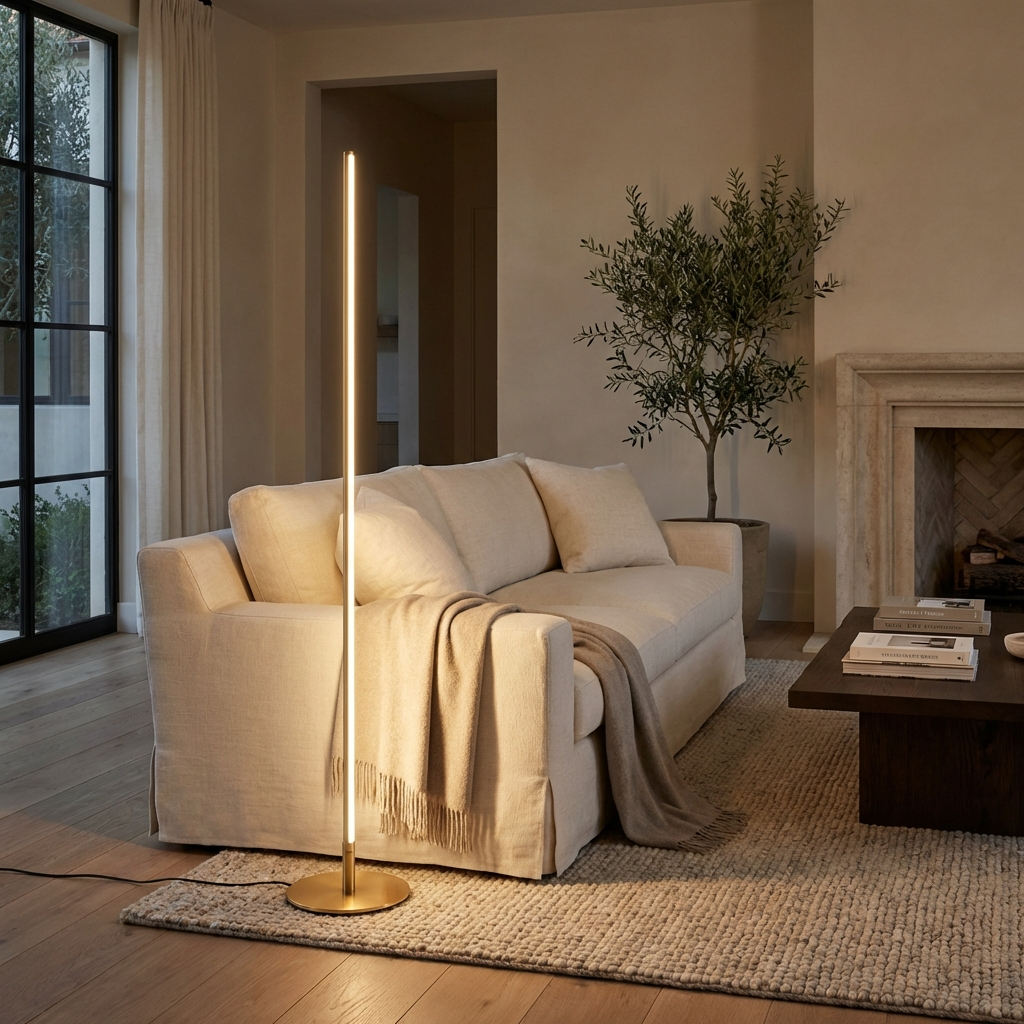 Modern Tall LED Floor Lamp