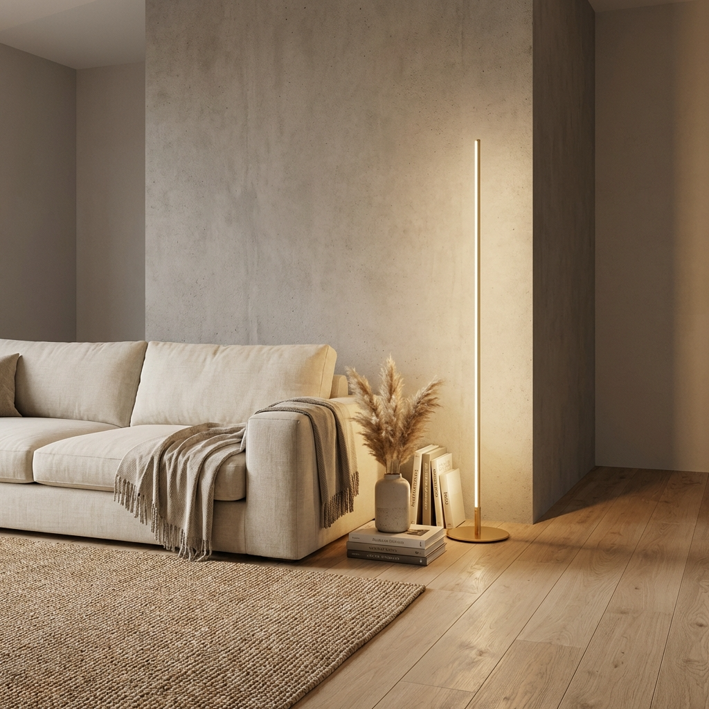 Modern Tall LED Floor Lamp