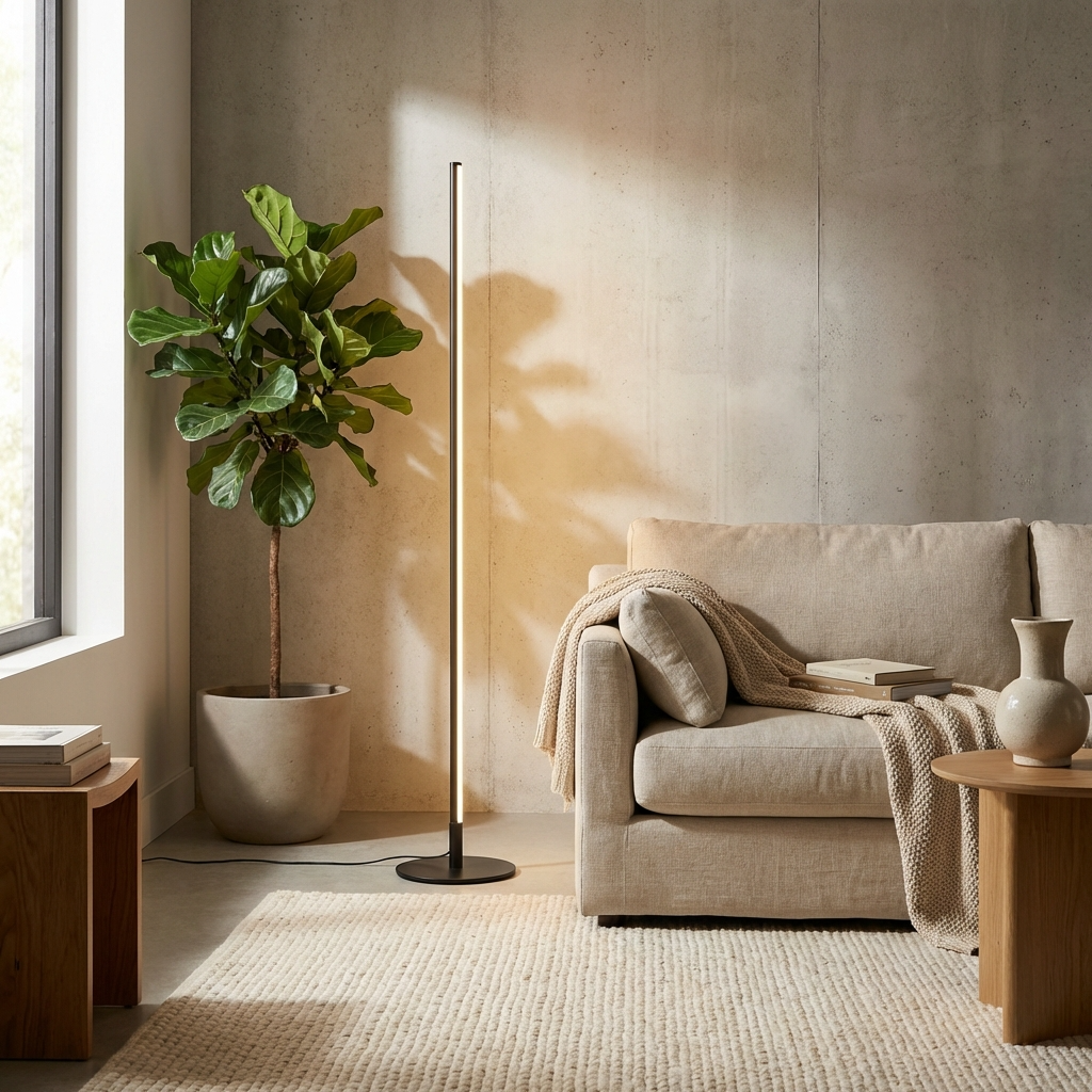 Modern Tall LED Floor Lamp