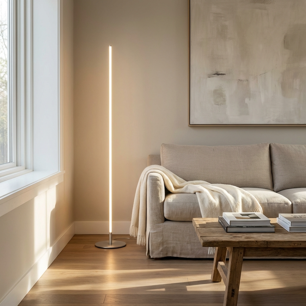 Modern Tall LED Floor Lamp