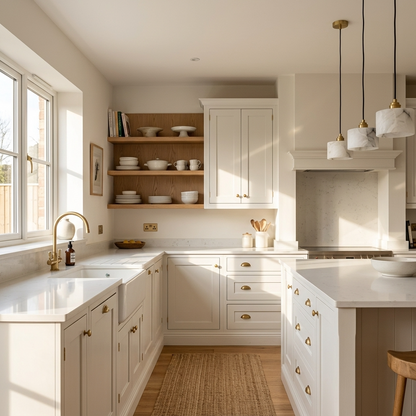 Natural Alabaster Drum Pendant Light