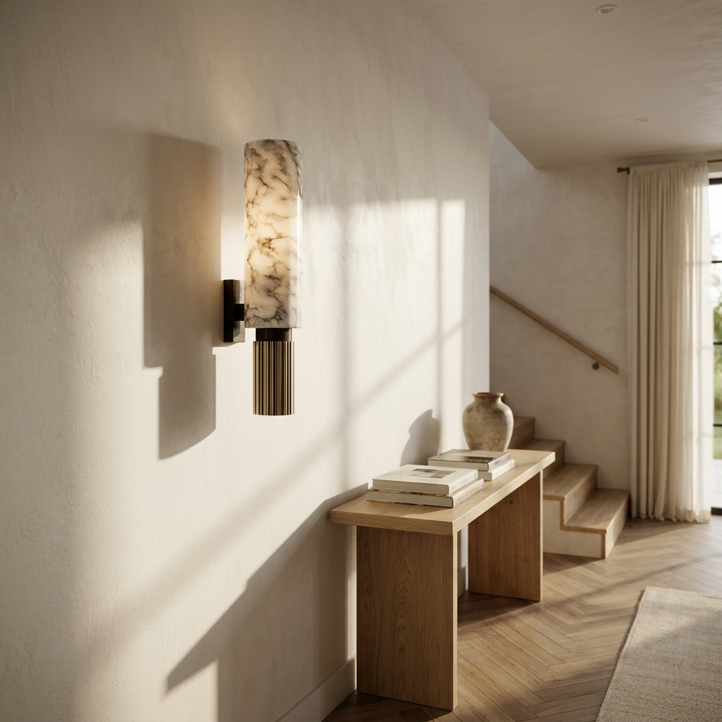Natural Alabaster Heritage Wall Light