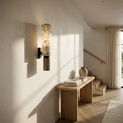 Natural Alabaster Heritage Wall Light