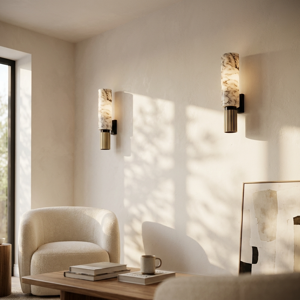 Natural Alabaster Heritage Wall Light